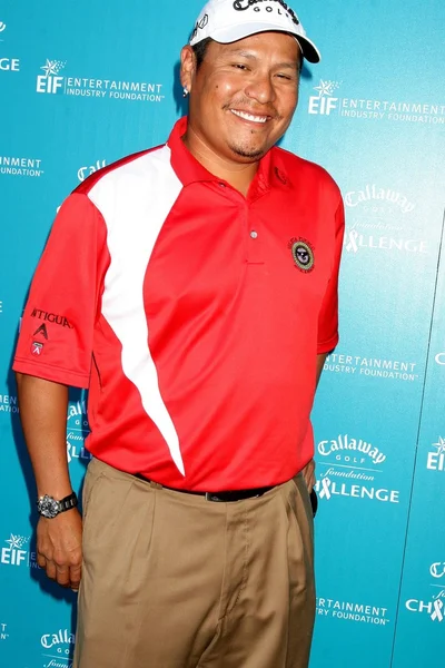 Notah Begay at the Callaway Golf Foundation Challenge Benefiting Entertainment Industry Foundation Cancer Research Programs. Riviera Country Club, Pacific Palisades, CA. 02-02-09 — Stock Photo, Image