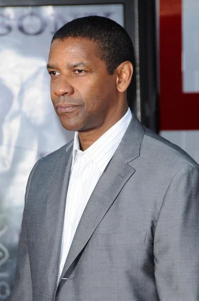 Denzel Washington en el estreno en Los Ángeles de 'The Taking of Pelham 123'. Mann Village Theatre, Westwood, CA. 06-04-09 —  Fotos de Stock