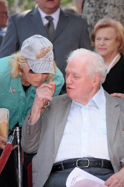 Angie Dickinson, Charles Durning — Foto de Stock