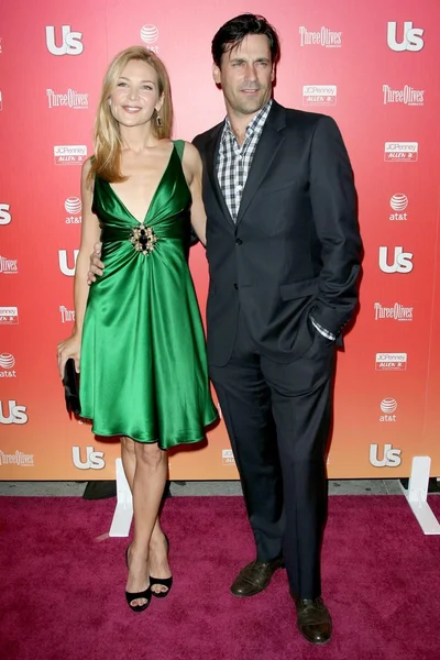 Jennifer Westfeldt y Jon Hamm — Foto de Stock