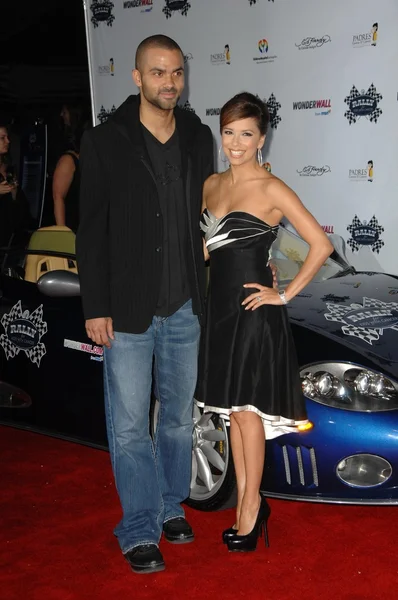 Tony Parker and Eva Longoria Parker — Stock Photo, Image