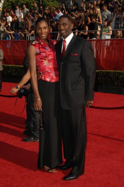 Lisa Leslie and husband Michael