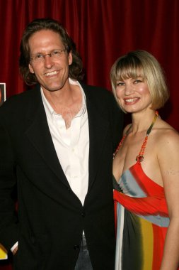 Glenn Berkenkamp and Rena Riffel at the Los Angeles Premiere of 'Trasharella'. Lions Gate Screening Room, Santa Monica, CA. 05-09-09