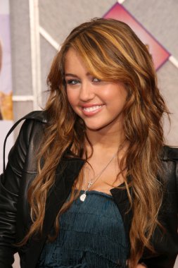 Miley Cyrus at the Los Angeles Premiere of 'Hannah Montana The Movie'. El Capitan Theatre, Hollywood, CA. 04-02-09
