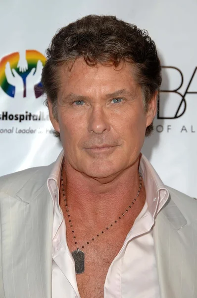 David Hasselhoff at 'The Bash' a Benefit for Children's Hospital Los Angeles. Crustacean, Beverly Hills, CA. 05-17-09 — 图库照片