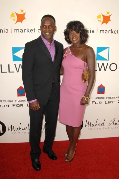 Julius Tennon and Viola Davis — 图库照片