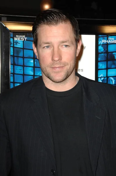 Ed Burns na estreia mundial de "Echelon Conspiracy". Teatro Paramount, Hollywood, CA. 02-25-09 — Fotografia de Stock