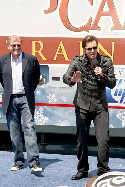 Robert Zemeckis and Jim Carrey — Stock Photo, Image