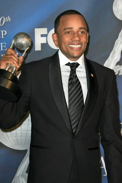 Hill Harper en la sala de prensa de los 40 Premios NAACP Image. Shrine Auditorium, Los Ángeles, CA. 02-12-09 — Foto de Stock