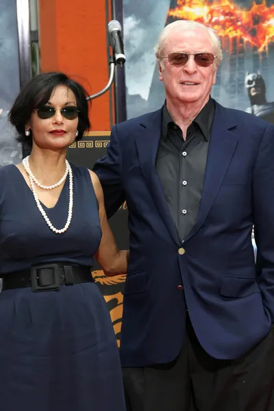 Shakira Caine and Michael Caine — Stock Photo, Image