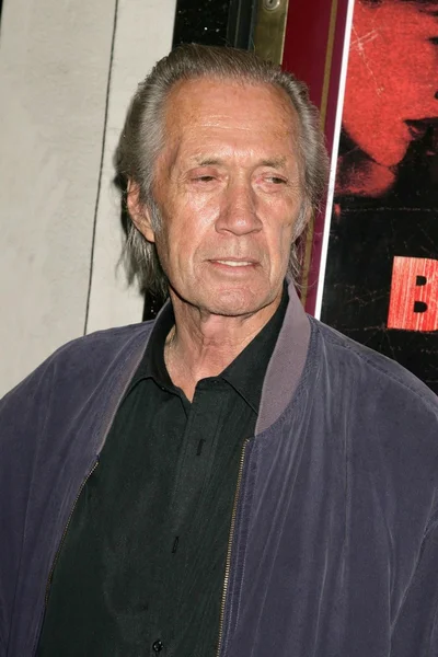 David Carradine at a Special Industry Screening of 'Break'. Laemmle's Music Hall 3, Beverly Hills, CA. 05-01-09 — 스톡 사진