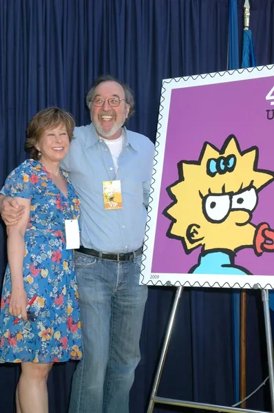 Yeardley Smith and James L. Brooks — Stock Photo, Image