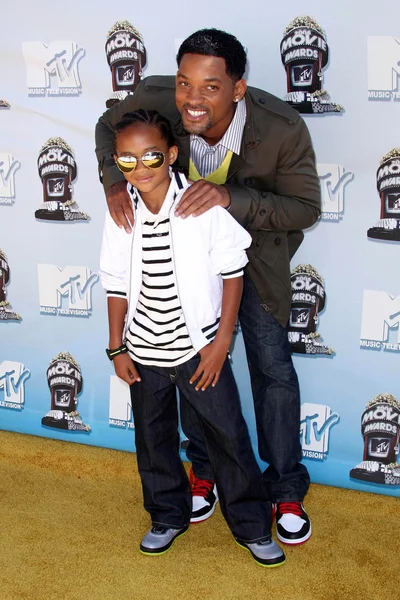 Will Smith and Jaden Smith — Stock Photo, Image