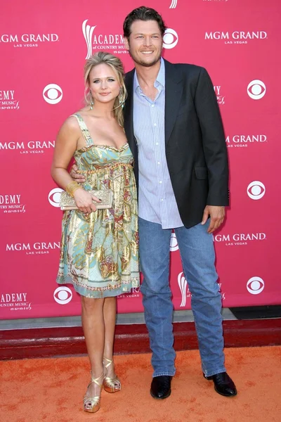 Miranda Lambert and Blake Shelton — Stock Photo, Image