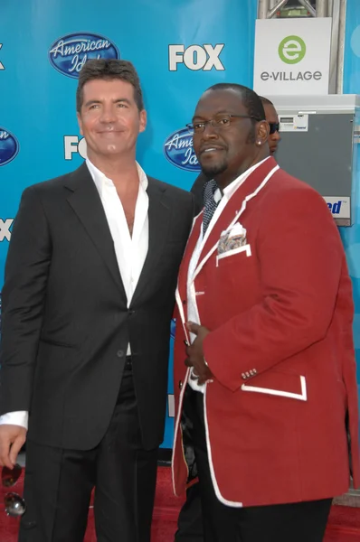 Simon cowell en randy jackson — Stockfoto