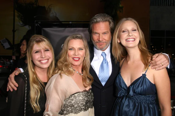 Jeff Bridges and family — Stock Photo, Image