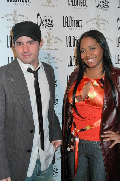 Shar Jackson e convidado — Fotografia de Stock