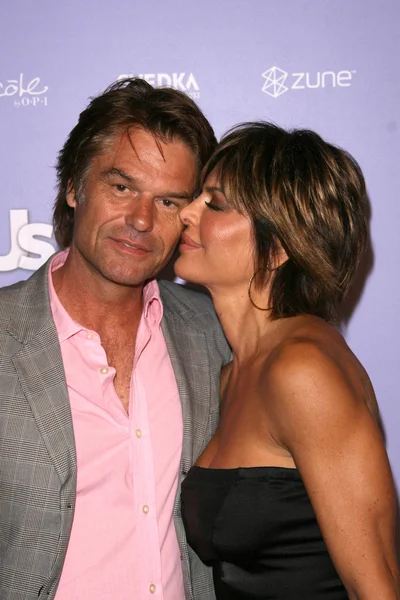 Harry hamlin a lisa rinna — Stock fotografie