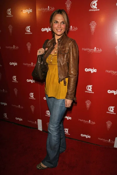 Molly Sims al Hot Moms Club e 'ancora grata per l'evento di beneficenza. Cinespace, Hollywood, CA. 11-29-07 — Foto Stock