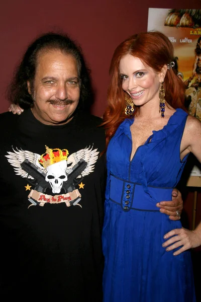 Ron jeremy und phoebe preis — Stockfoto