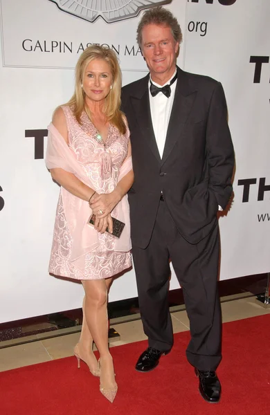 Kathy Hilton e Rick Hilton na Gala de Aniversário dos Talianos 52. Hotel Beverly Hilton, Beverly Hills, CA. 10-21-07 — Fotografia de Stock