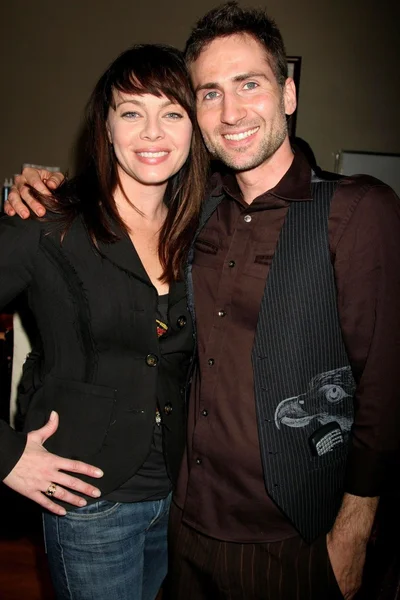 Melinda Clarke y Troy Zestos — Foto de Stock