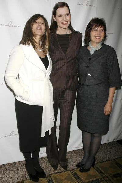 Amy Pascal, Geena Davis, Dr. May Gotz — Stock Photo, Image