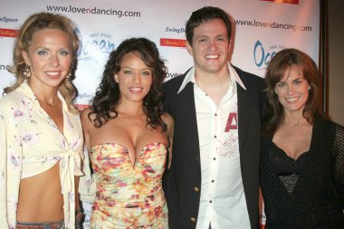 Nicola Royston and Leila Arcieri with Tom Malloy and Catherine Mary Stewart