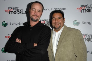 Mark Cronin and Cris Abrego at the launch party for the new Sony Ericsson Z750 phone hosted by 'America's Most Smartest Model'. Winston's, West Hollywood, CA. 12-03-07
