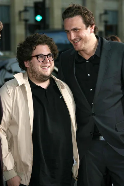 Jonah hill i jason segel — Zdjęcie stockowe