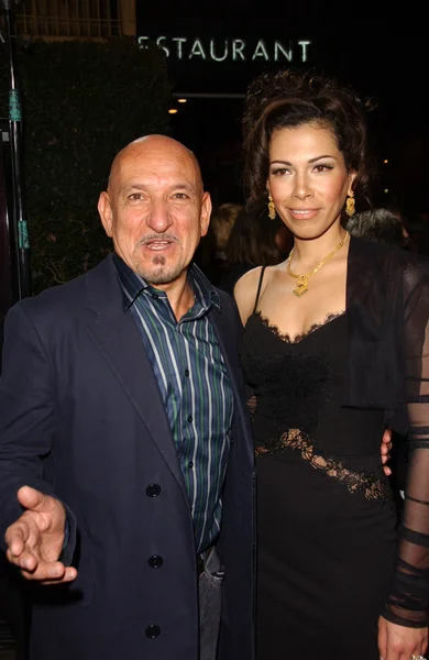 Ben Kingsley, Daniela Lavender — Stock Photo, Image