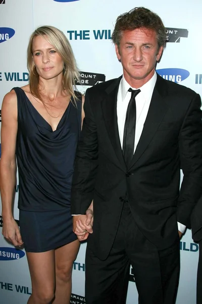 Robin Wright Penn, Sean Penn — Stock Photo, Image