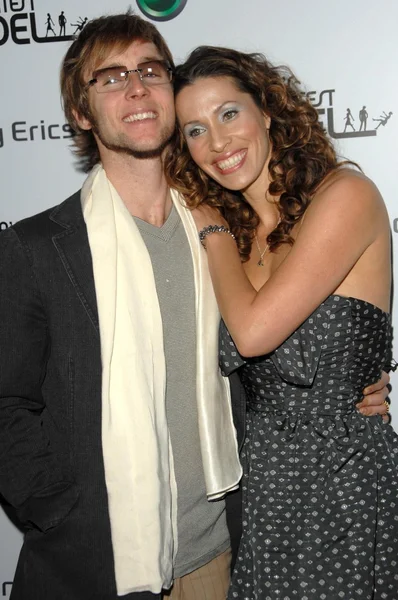 Greg Cipes and Rainbeau Mars at the launch party for the new Sony Ericsson Z750 phone hosted by 'America's Most Smartest Model'. Winston's, West Hollywood, CA. 12-03-07 — Stock fotografie