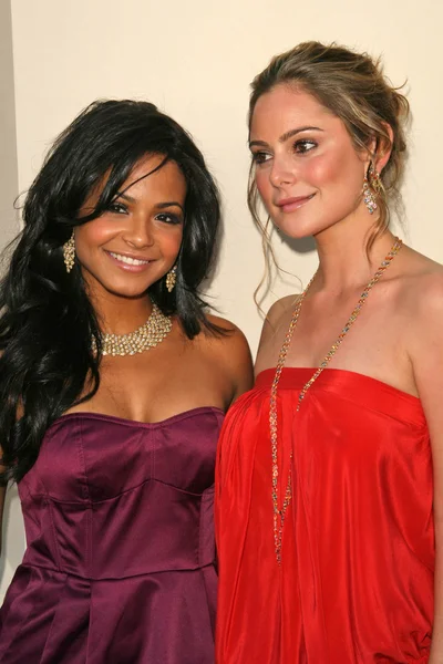 Christina Milian and Amanda Brooks — Φωτογραφία Αρχείου