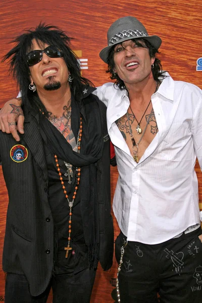Nikki Sixx and Tommy Lee — Stock Photo, Image