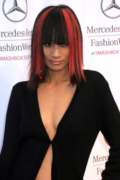Bai Ling at day one of the 2007 Mercedes Benz Fashion Week. Smashbox Studios, Culver City, CA. 10-14-07 — Stock Photo, Image