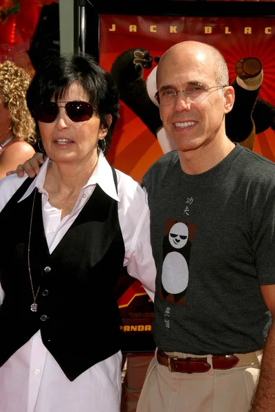 Marilyn katzenberg und jeffrey katzenberg — Stockfoto