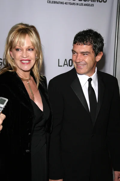 Melanie griffith i antonio banderas — Zdjęcie stockowe