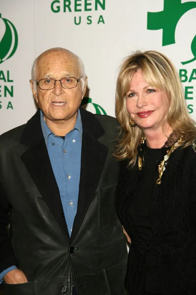 Norman Lear and wife Lyn — Stock Photo, Image
