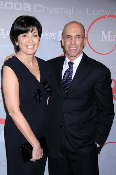 Jeffrey Katzenberg'in ve karısını marilyn — Stok fotoğraf