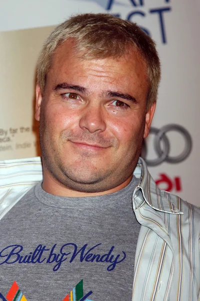 Jack Black no Festival AFI 2007 Triagem de "Margot At The Wedding". AFI Fest Rooftop Village, Hollywood, CA. 11-03-07 — Fotografia de Stock