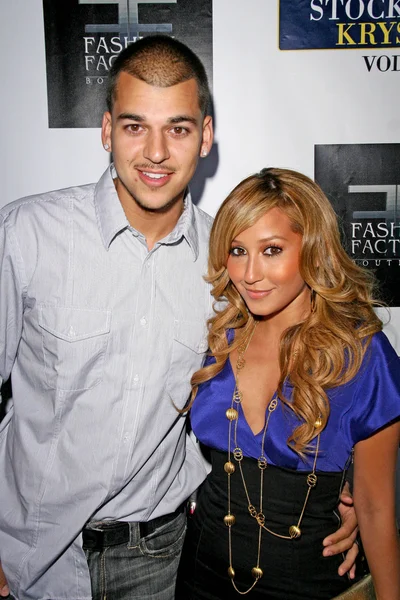 Robert kardashian και adrienne bailon — Φωτογραφία Αρχείου