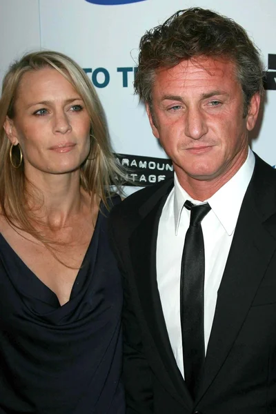 Robin Wright Penn, Sean Penn — Stock Photo, Image