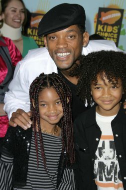 will Smith ile kızı willow ve oğlu trey