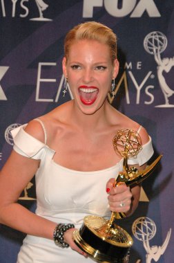 Katherine heigl basın odasında 59 yıllık primetime emmy Ödülü. Tapınak auditorium, los angeles, ca. 07-09-16