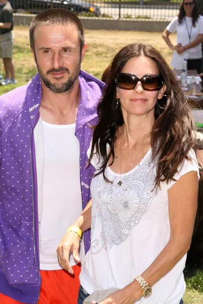 David Arquette y Courteney Cox — Foto de Stock