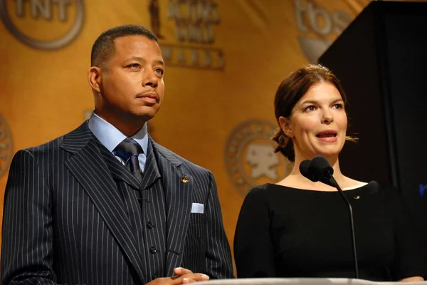 Terrence Howard und Jeanne Tripplehorn — Stockfoto