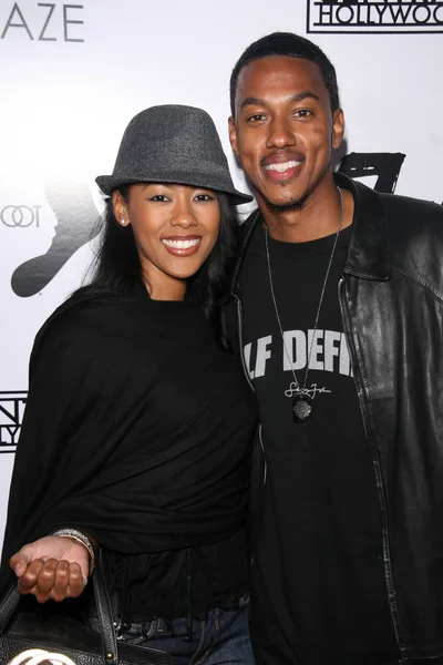 Denyce Lawton and Wesley Jonathan — Stock Photo, Image