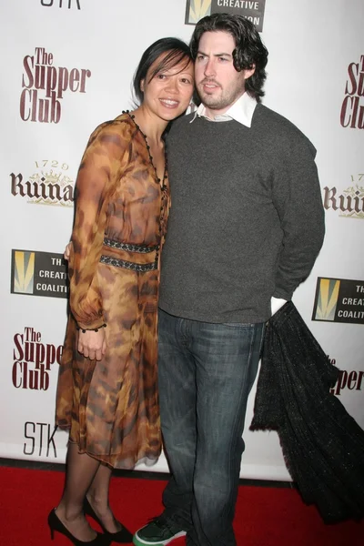 Jason Reitman y Michele Lee — Foto de Stock