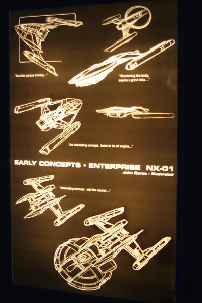 Conceptos iniciales Enterprise NX-01 — Foto de Stock